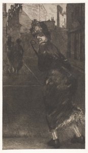 Dans la rue, planche neuf de Une Vie
