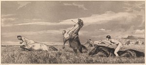 Centaure poursuivi - Max Klinger