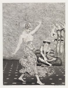 Danse (Tente, Opus XIV, 2e partie, n° 27) von Max Klinger