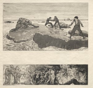 Vom Tode I, (Opus II, 1889) No. 2 - Max Klinger