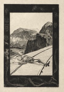 Vom Tode I, Opus II, 1889 No. 8 - Max Klinger