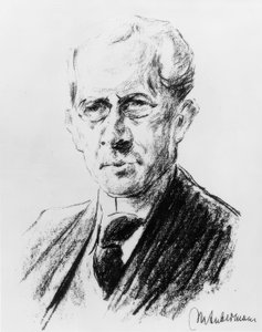 Arno Holz / Lith. par Max Liebermann