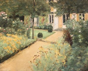 Berlin-Wannsee, Max Liebermann, jardin potager près de la villa - Max Liebermann