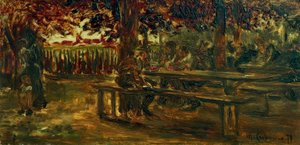 Jardin à bière à Etzenhausen