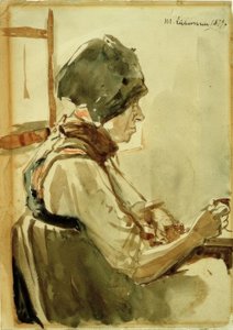 Femme de Dachau - Max Liebermann