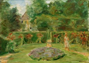 Le rond-point dans le jardin de haies