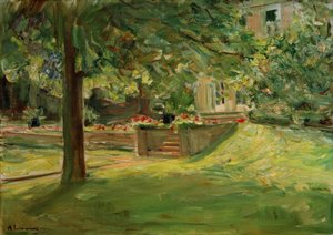 La terrasse fleurie vers le sud-ouest / Jardin de Wannsee
