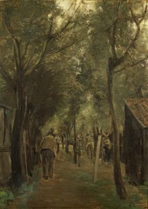 La corde à linge - Max Liebermann
