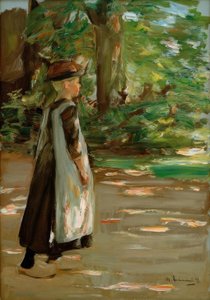 Fille marchant - Max Liebermann