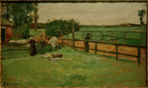 Ferme sur la route du village - La Blanchisserie
