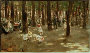 Aire de jeux pour enfants dans le Tiergarten à Berlin - Max Liebermann