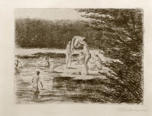 M.Liebermann, Garçons se baignant - Max Liebermann