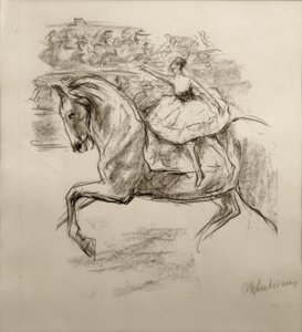 M.Liebermann, La cavalière de cirque