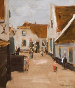 M.Liebermann, Rue de village à Noordwijk - Max Liebermann