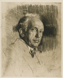 Portrait du compositeur Richard Strauss 1864-1949, vers 1914 - Max Liebermann
