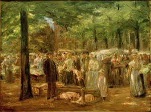 Marché aux porcs à Haarlem