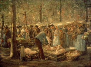 Marché aux cochons à Haarlem