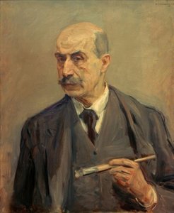 Autoportrait avec pinceau