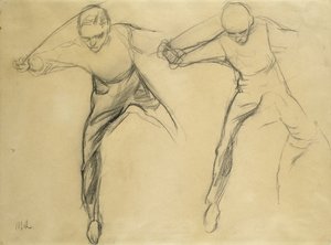 Deux figures masculines - Max Liebermann