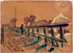 Vue depuis un pont - Max Pechstein