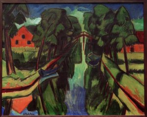 Le fossé du moulin - Max Pechstein