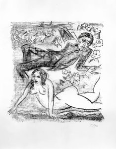 Cléopâtre et les poètes - Max Pechstein