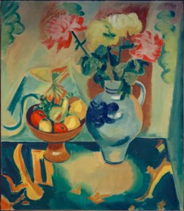 Nature morte avec des chrysanthèmes - Max Pechstein