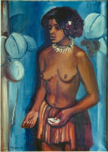 Yuka avec le coquillage - Max Pechstein