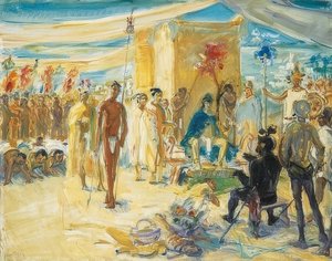 Fernando Cortez devant l