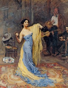 Portrait de la danseuse Marietta di Rigardo - Max Slevogt