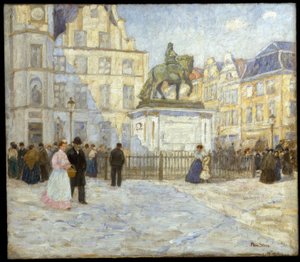 Place du marché et Jan Wellem