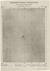 Photographische Sternkarten 6 juillet 1904, 1649. Créateurs : Max Wolf, Johann Palisa - Max Wolf, Johann Palisa