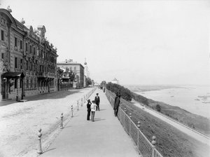 Strelka, confluence des rivières Volga et Oka, Nijni Novgorod, Russie, 1896 - Maxim Dmitriev