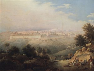 Vue de Jérusalem, 1821
