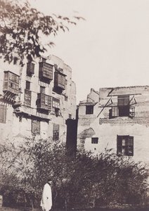 Le Caire, maison et jardin dans le quartier français, avec Gustave Flaubert, 1850