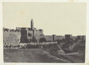 Jérusalem, Partie Occidentale Des Murailles; Palestine - Maxime Du Camp