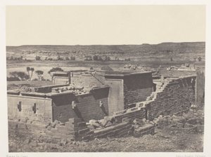 Kalabscheh, Vue générale du Temple de Kalabscheh (Talmis) ; Nubie - Maxime Du Camp