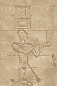Kalabscheh, sculpture de la façade postérieure du temple, 1849-51