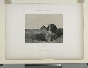 Le Sphinx, Égypte - Maxime Du Camp