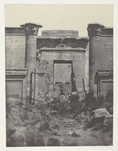 Médinet-Habou, Propylées du Thoutmoseum; Thèbes - Maxime Du Camp