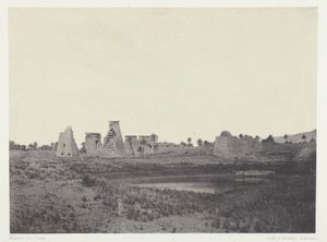 Palais de Karnak, Propylées du Sud; Thèbes - Maxime Du Camp