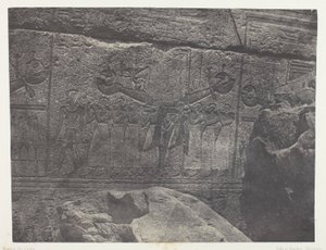 Palais de Karnak, Sculptures Extérieures du Sanctuaire de Granit; Thèbes