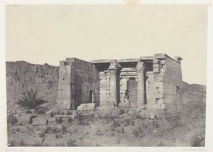 Temple de Tafeh (Ancienne Taphis), Nubie - Maxime Du Camp