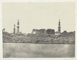 Vue générale, Girgeh, Haute-Égypte, 1849-51, imprimé en 1852 - Maxime Du Camp