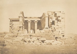 Vue du Temple de Maharakka Hiéra-Sycaminos - Maxime Du Camp