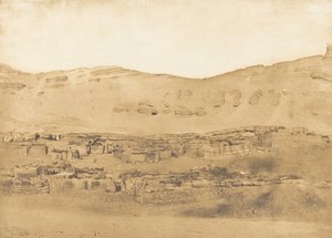 Vue du Village de Garara, 1850 - Maxime Du Camp