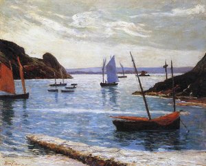 Le Port, Île de Bréhat, Bretagne, 1892