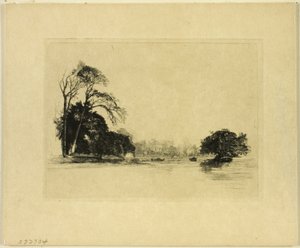 Rives de la Tamise près de Londres