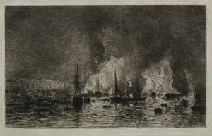 Incendie dans le Port de Bordeaux