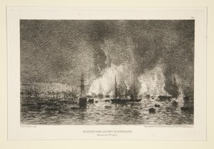Incendie dans le port de Bordeaux - Maxime Lalanne